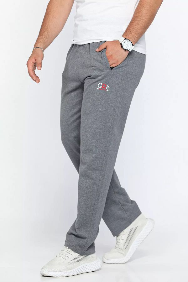GÜLSELİ-Pantaloni de trening pentru bărbați - imprimați gri închis 1