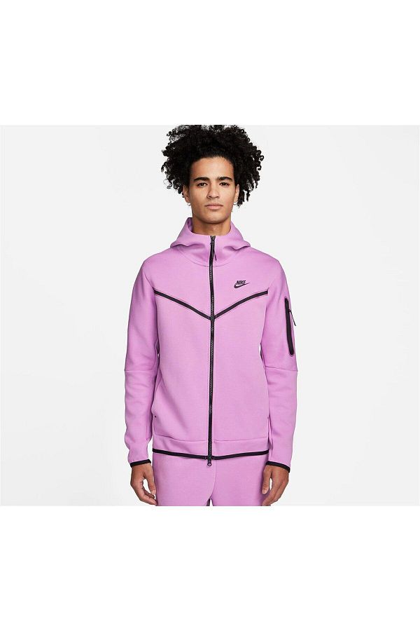 Purple tech fleece hoodie online