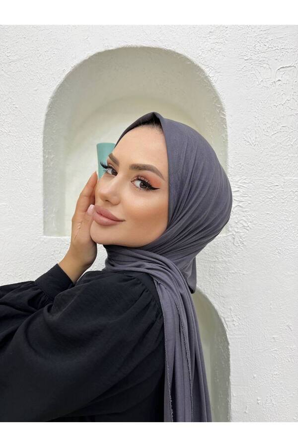useev-Combed Cotton Shawl Smoked 0001 1