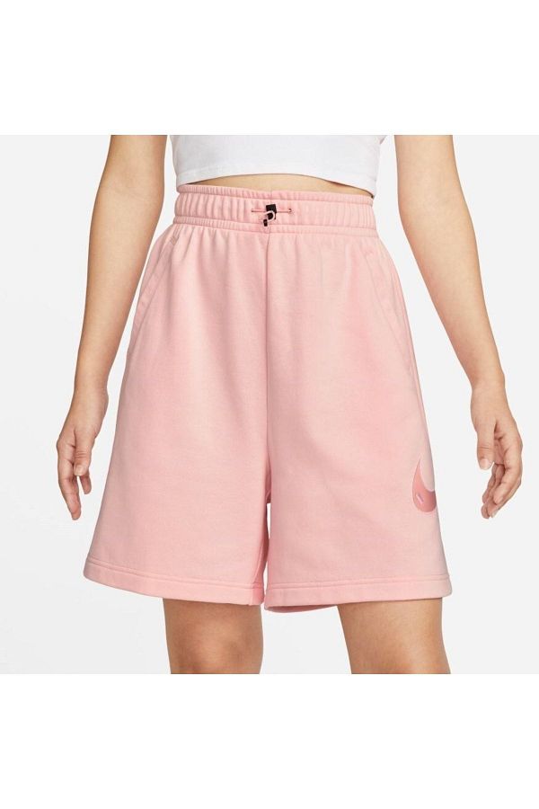 Nike swoosh shorts pink cheap