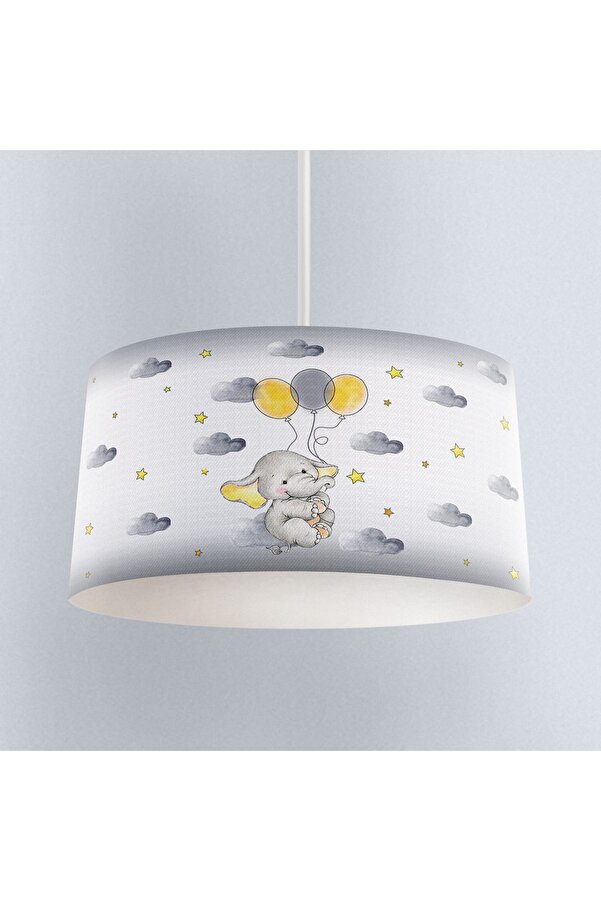 Talia Home Balon Ve Fil Desenli Çocuk Odası Sarkıt Avize Tlav-141