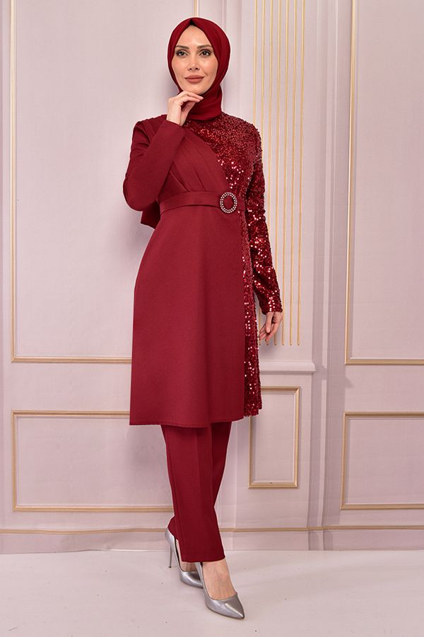 Burgundy two piece set store