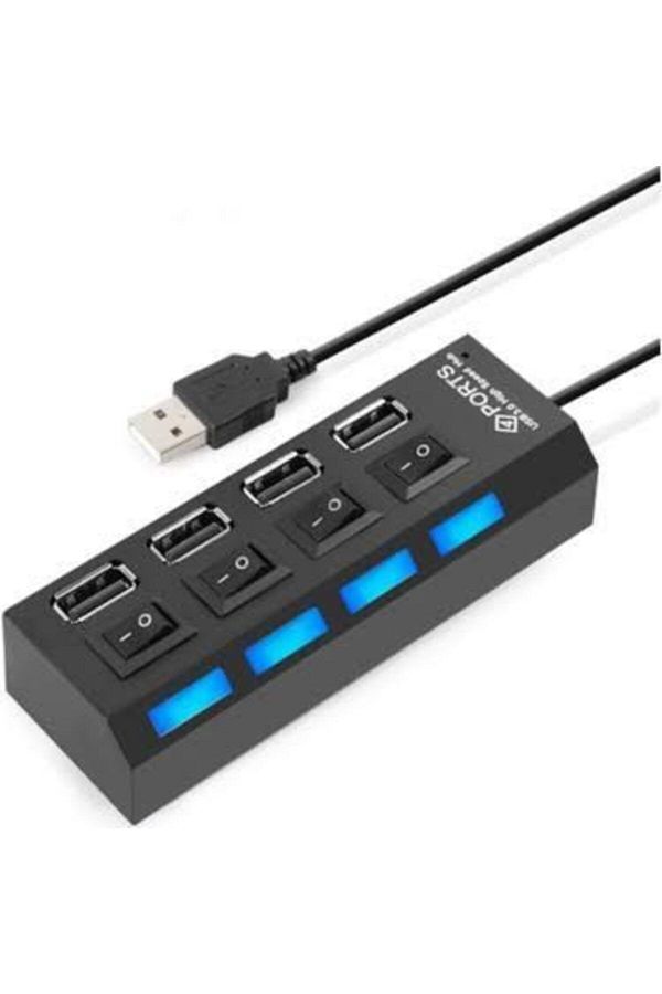 Notespare-4 Port Usb 2.0 Hub Replicator Multiplexer Switch 4863p Switched 1