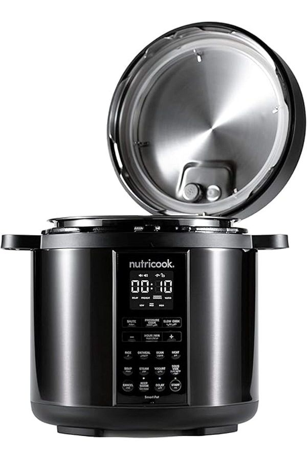 Nutricook Smart Pot 2 1200 Watts Electric Pressure Cooker Rice Cooker Steamer Yogurt Maker 8L Black Trendyol