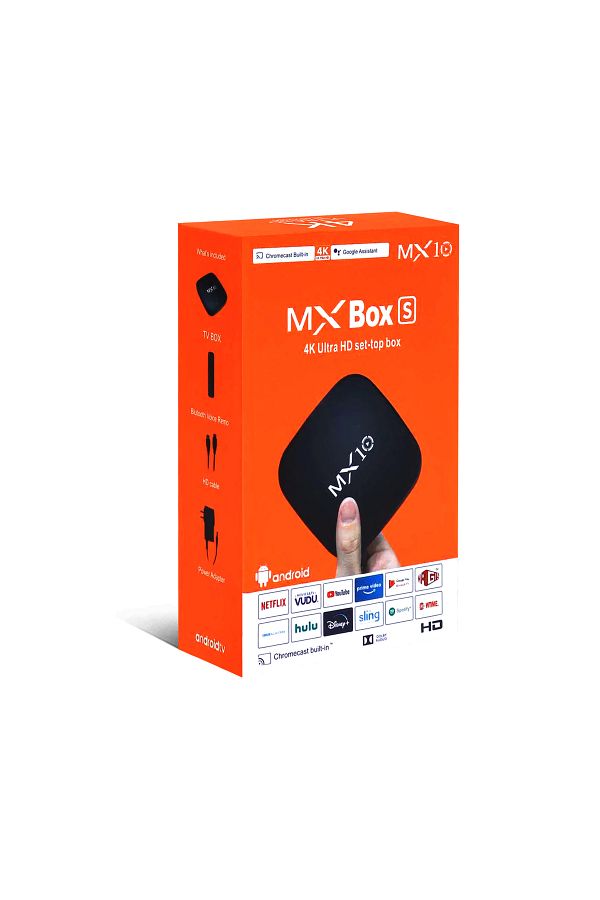 mxbox-MX BOX M1x0 - 4K PorTable Media Player, Android TV BOX with 2.4G Wifi control 1
