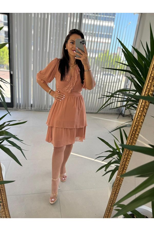 Chiffon shell dress clearance