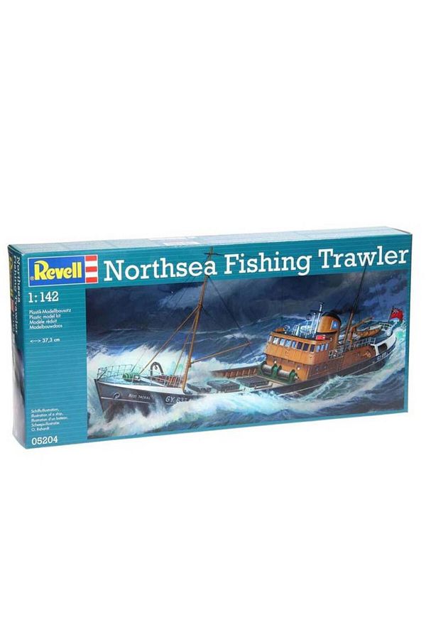 REVELL-North Sea Trawler-5204 Winter Blue Slide Fishing Boat 1