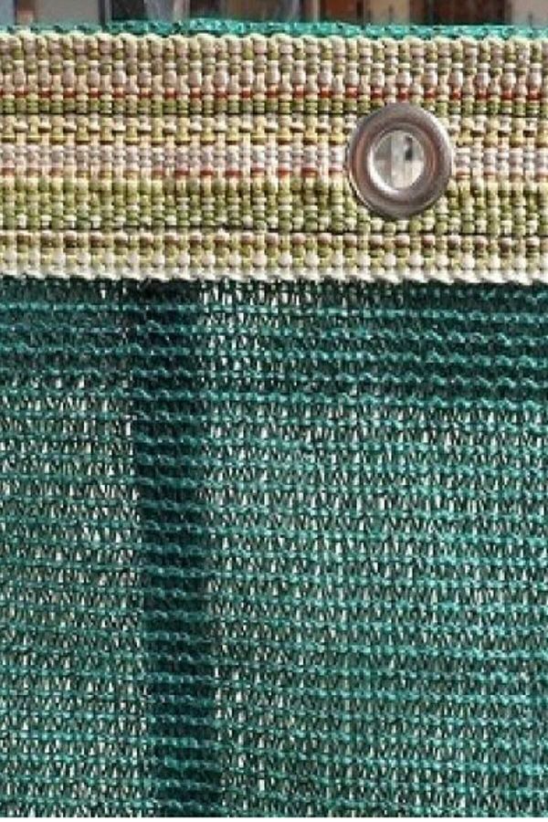 Ekonet-4x5 Mt 95% Shade Net - Dark Green Eyelet Column Shading Fence Cover 1