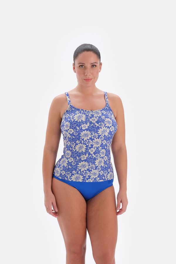 Eros-3210my Tankini-Set in Ecru-Marineblau 1