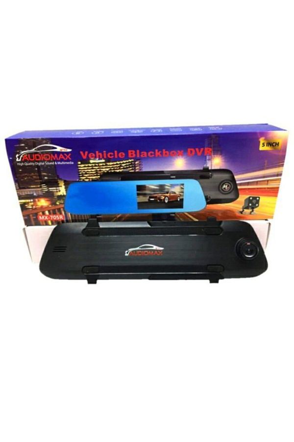 AUDİOMAX-Mx-705r 32gb Recorded Rear View Mirror Screen Complete Full Set with Front and Rear Camera 1