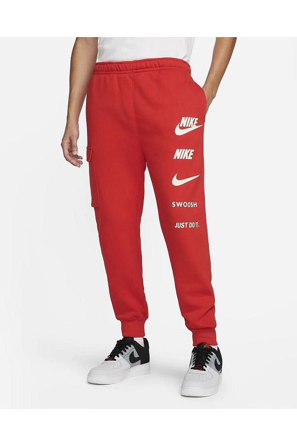 Nike sweats red top