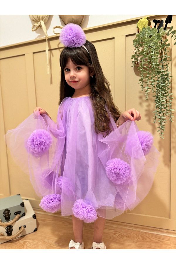 Baby girl lilac dress new arrivals