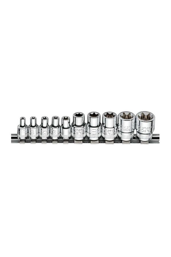 CETA FORM-C16-r10 10 Piece Wrench Set - 1/4-3/8 Inch External Torx Socket 1