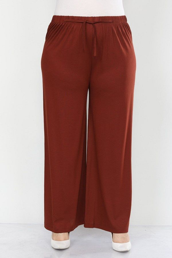 Wide leg cotton pants plus size clearance