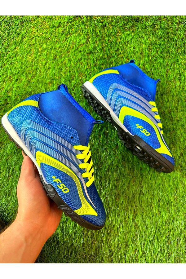 Walked Boys High Top Socks Ankle Flat Astroturf Football Cleats Football Sports Shoes Multiple Color Options Trendyol