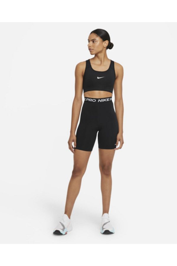 Nike Pro 365 High Waisted 18 Cm Black Color Women s Shorts Trendyol