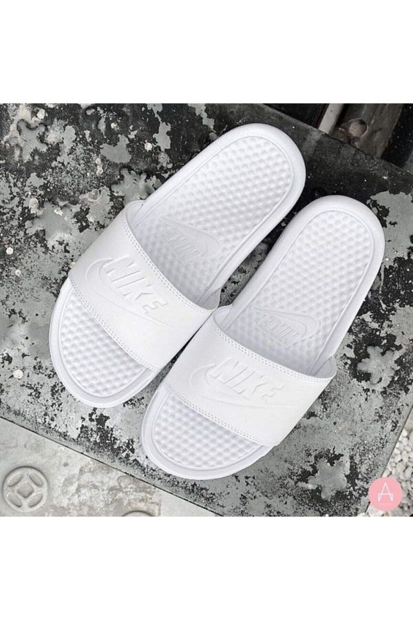 Nike swoosh new arrivals slippers