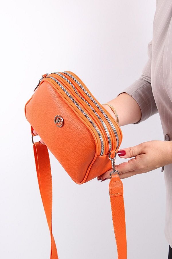 GALB LEATHER Medium Size Daily Women s Shoulder Bag 4 Compartments Wide Strap 21 x 15 cm Trendyol