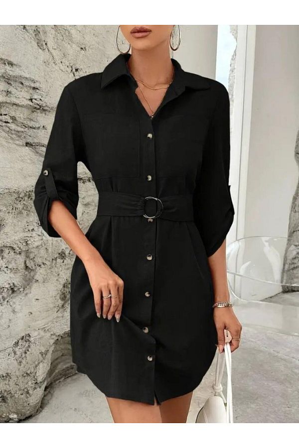 RYS Cotton Polyester Fabric Women s Shirt Dress Fashion and Design Trendyol