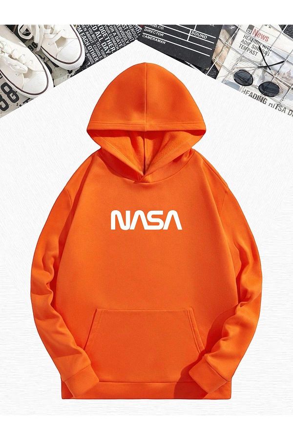 Nasa orange sweatshirt clearance