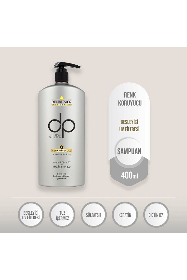dp Daily Perfection-400 ml Bio Barrier Shampoo Color Protector 1