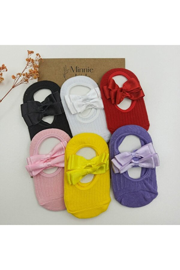 MinnieKids 6'lı Babet Çorap Seti