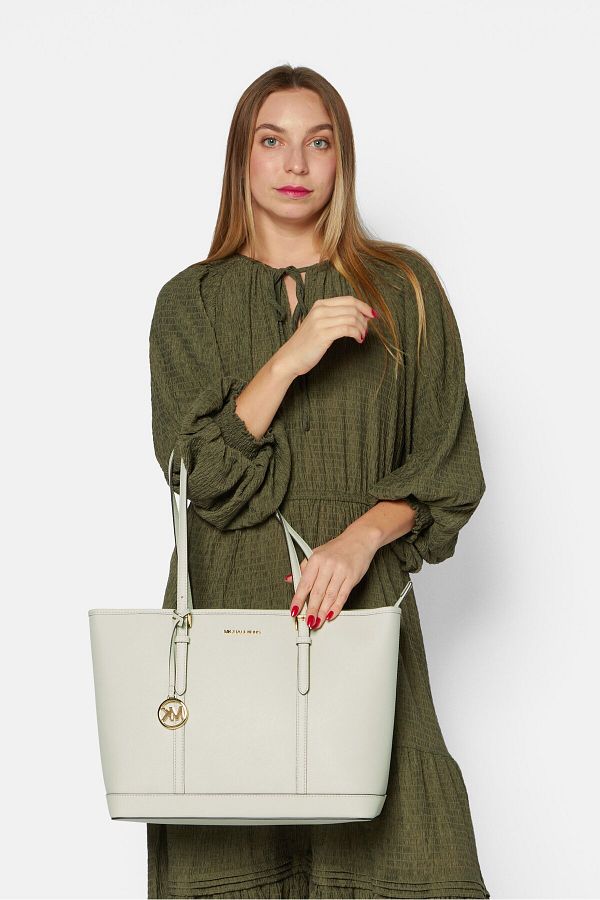 Michael Kors Women Brand Logo Handbag 30 H x 37 L x 16 W cm Mint Green Trendyol
