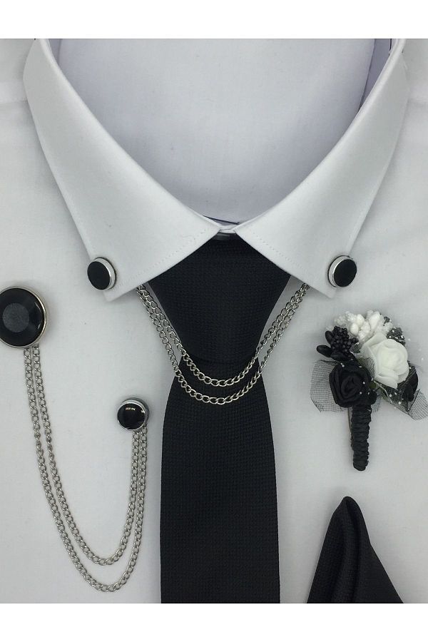 Collar chain with tie discount