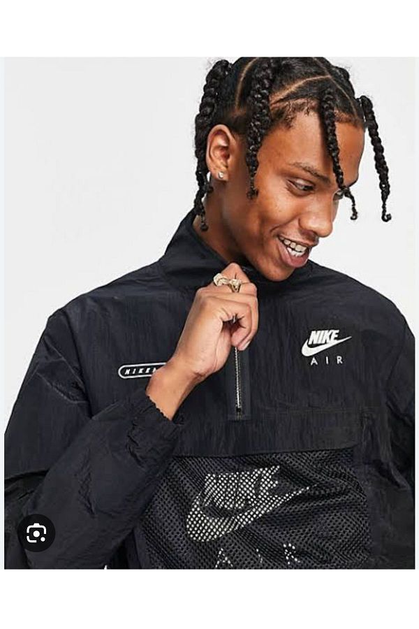 Nike air half zip jacket black store