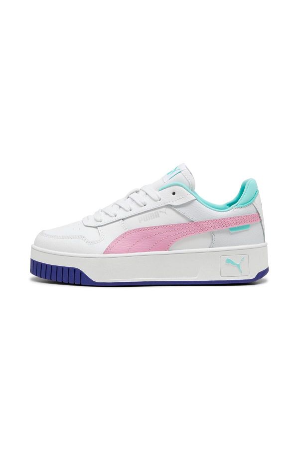 Puma-Carina Street Jr-PUMA - fehér és mályva menta színű tornacipő 1