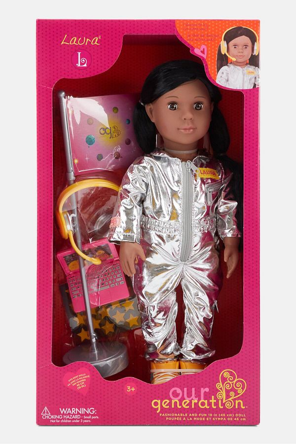Our Generation-Doll Laura Professional Collection 18, Silver/Pink 1