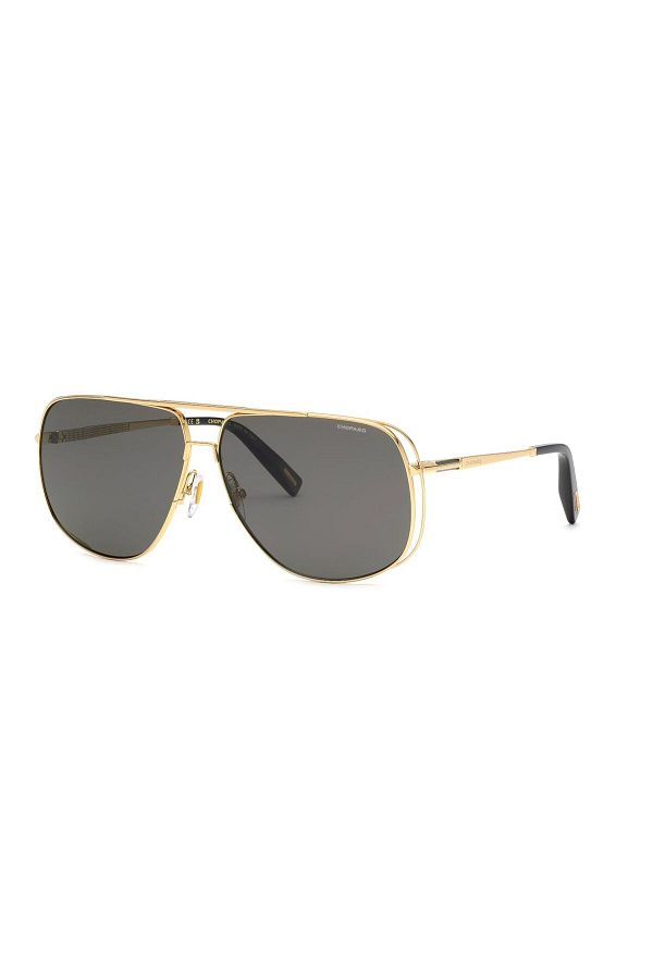 Chopard Men s Sunglasses Schg91300P65 Gold Metal Frame Polarized Smoke Lens Uv400 Trendyol