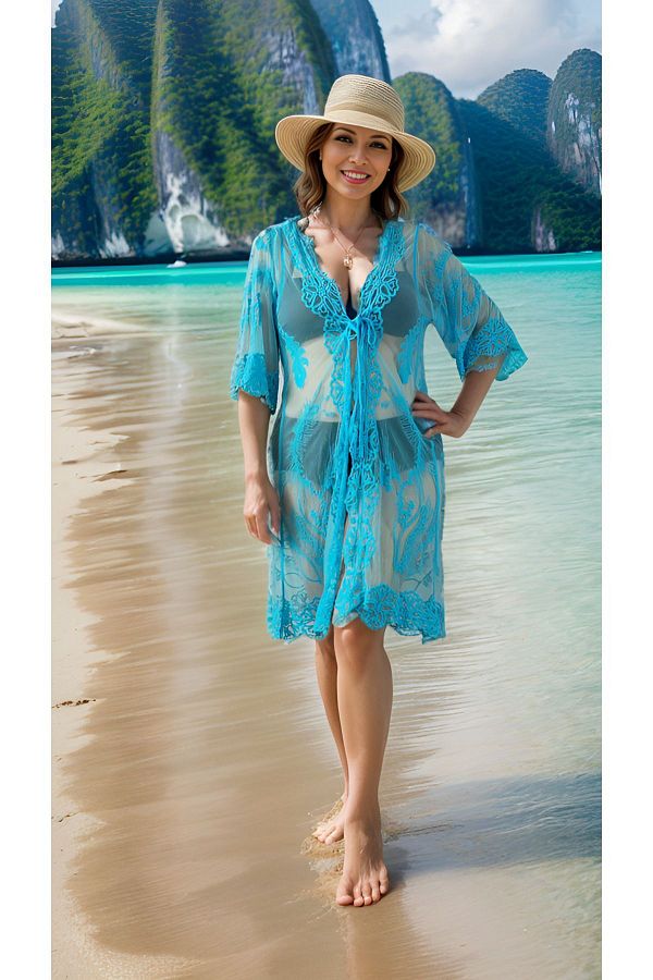 Kimono beach dress discount
