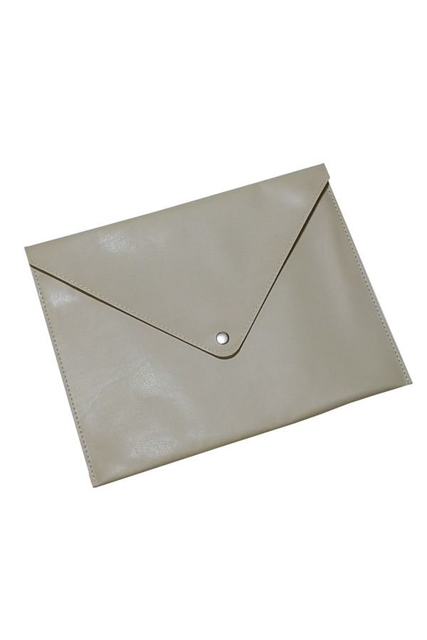 2K-A5 Size Beige Envelope File with Snap Fasteners - 19.5X24.7 Cm, Suitable for Papers! 1