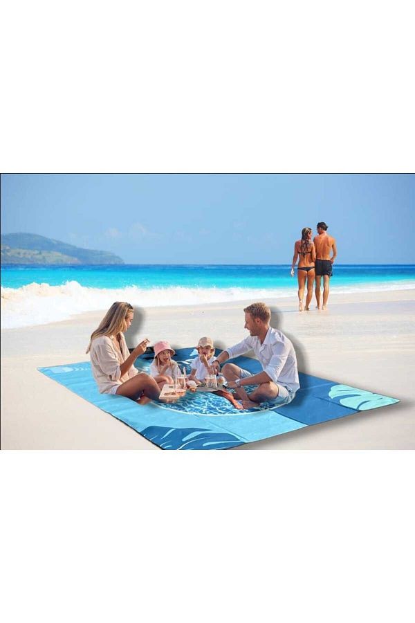 OKAVANGO 150 200 Cm Children s Sea and Beach Supplies Beach Mat Sand repellent Beach Cover Beach Cushion Trendyol