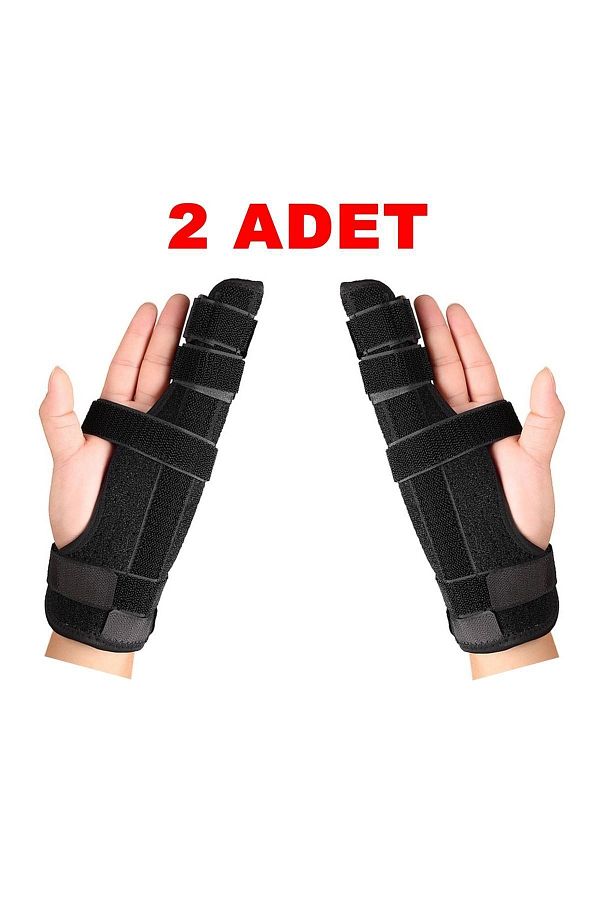 ARWEX-2 Pcs Boxer Fracture Splint Double Sided Finger Splint Joints Broken Stabilizer Trigger Finger Splint 1