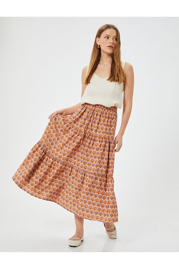 Layered ethnic skirt shop