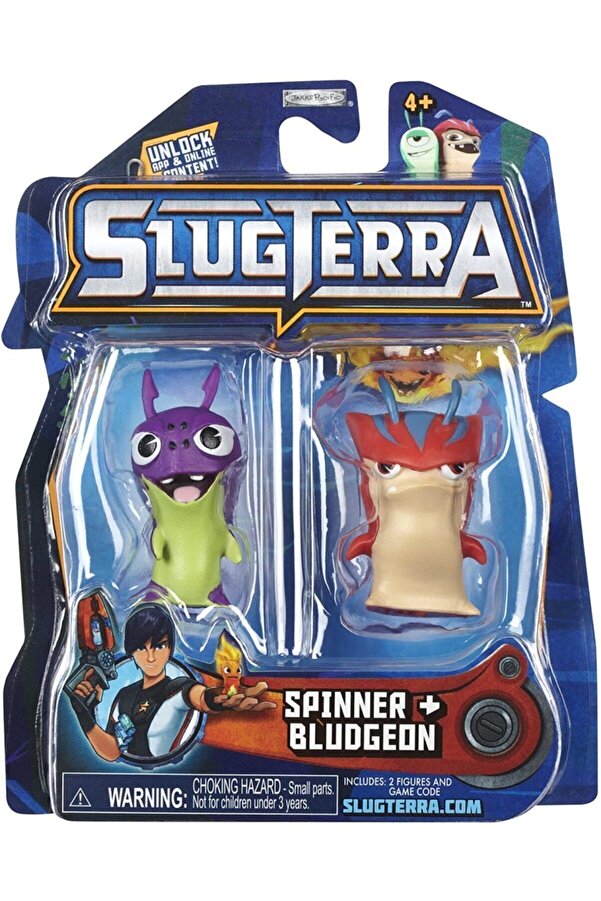 Ottonya Slugterra Sülük Figür Ikili Paket Spinner & Bludgeon