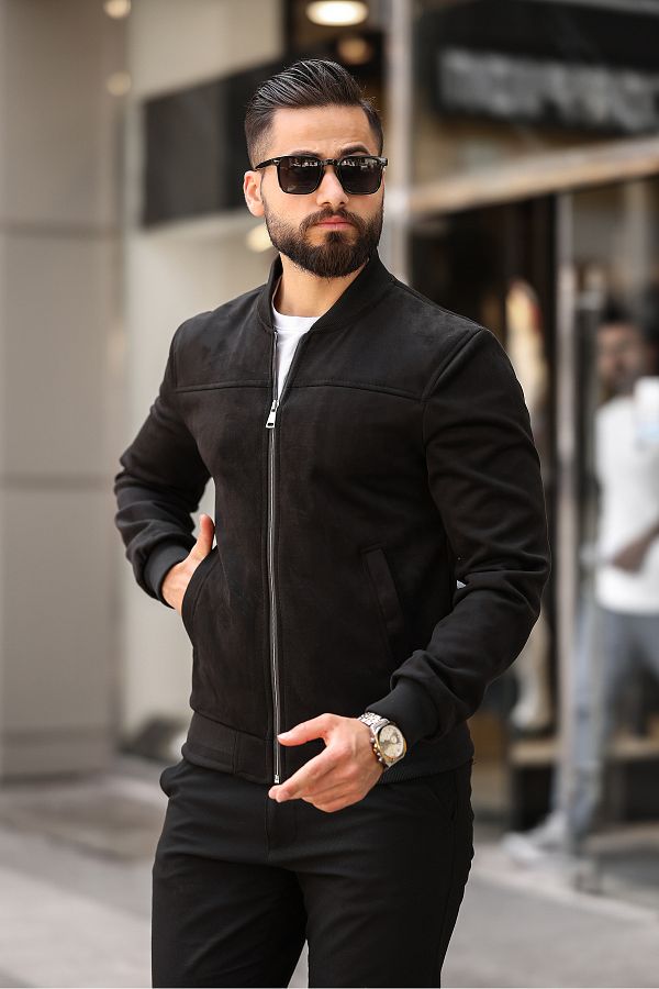 JESS PLUS New Season Men s Suede Jacket Stylish and Comfortable Design Trendyol