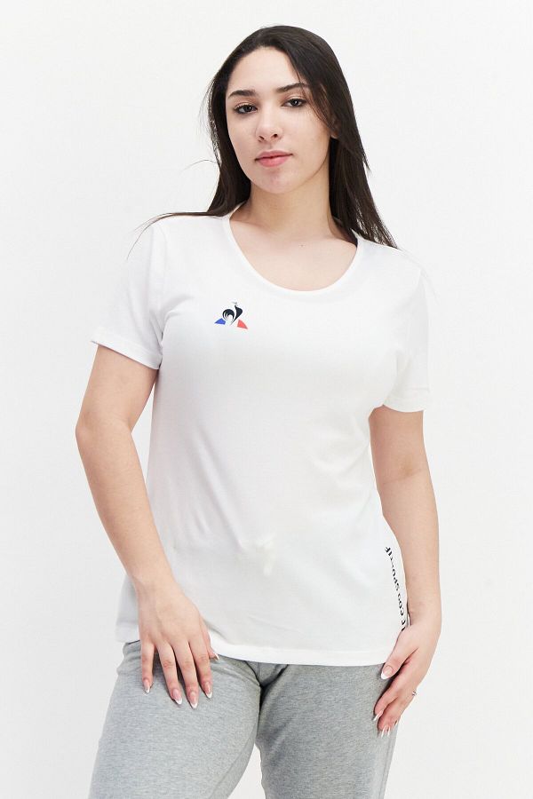 Le Coq Sportif Women Sportswear Fit Brand Logo Training Top White Trendyol