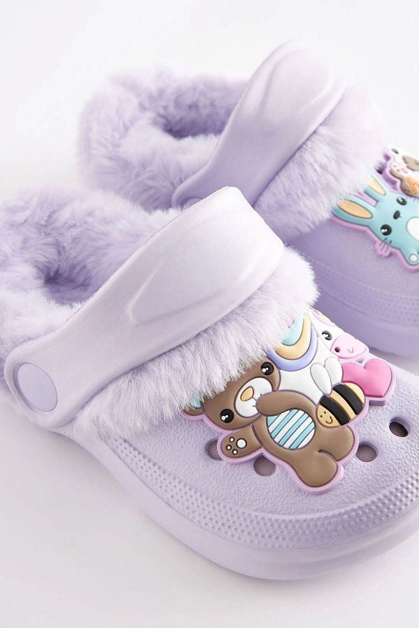 Furry baby slippers online