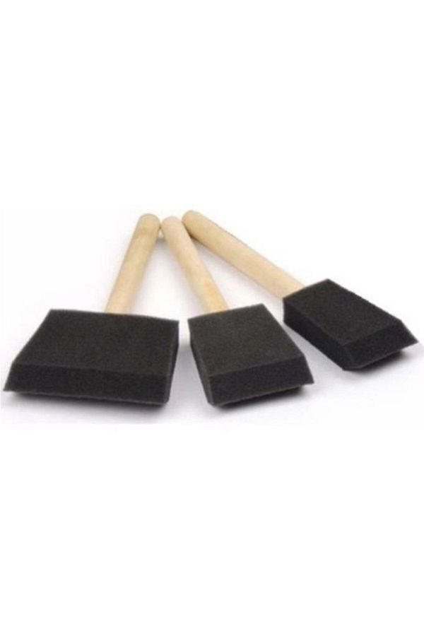 Pat-Foam Brush Cut Tip 3-Piece Sponge Brush Set 1