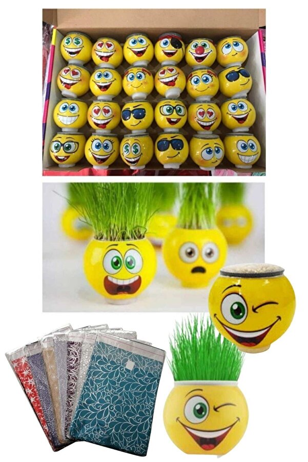 Genel Markalar Adam 24 Adet Doğum Günü Hediyelik Okul Öncesi Kreş Aktivite Etkinlikler Emojili