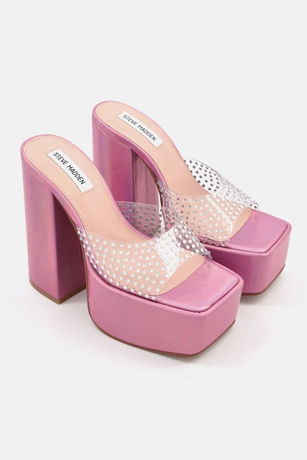 Steve Madden Women Ruby Slip On Sandals Pink Trendyol