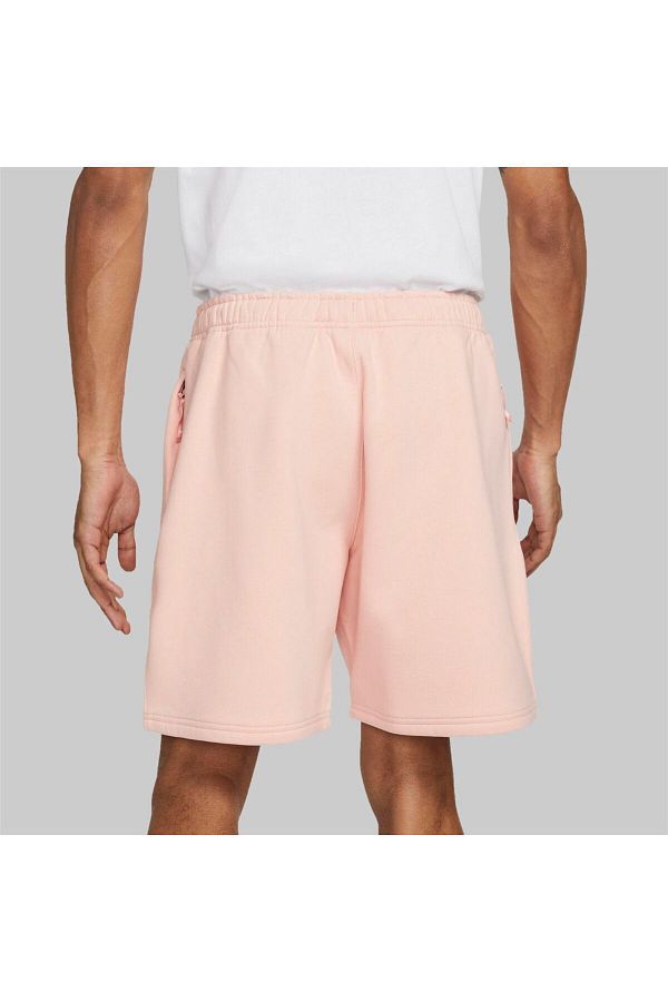 Pink fleece nike shorts new arrivals