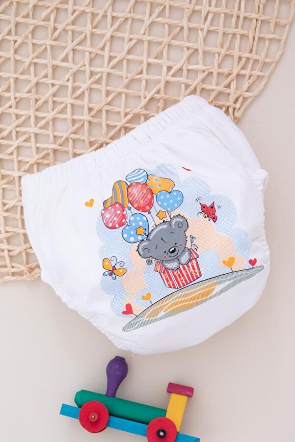 Bebelove Kız Bebek Alıştırma Külotu Beyaz