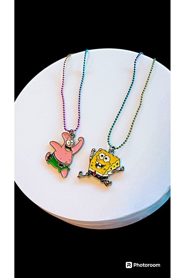 anonim-Spongebob and Patrick High Quality Combination Necklace 1