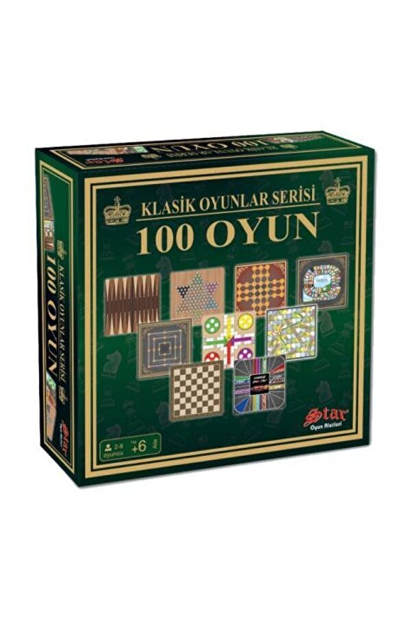 Star 100 Classic Oyun Seti 100 Klasik Oyun Kızma Birader Satranç+