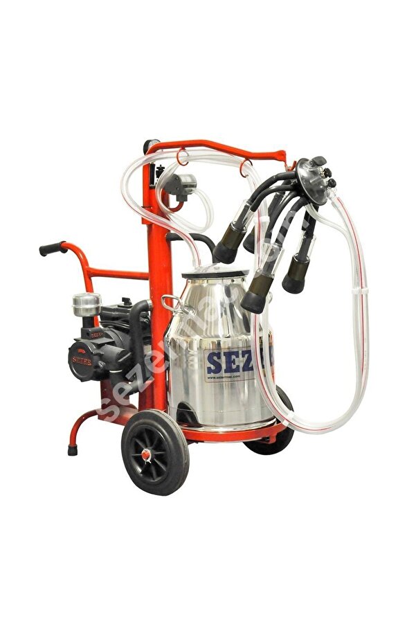 SEZER Impls-1 Paslanmaz Güğümlü Süt Sağım Makinesi