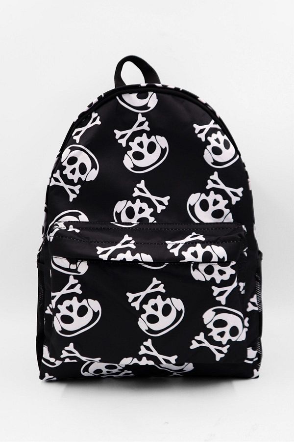Ef Butik Black Skull Collage Backpack Trendyol